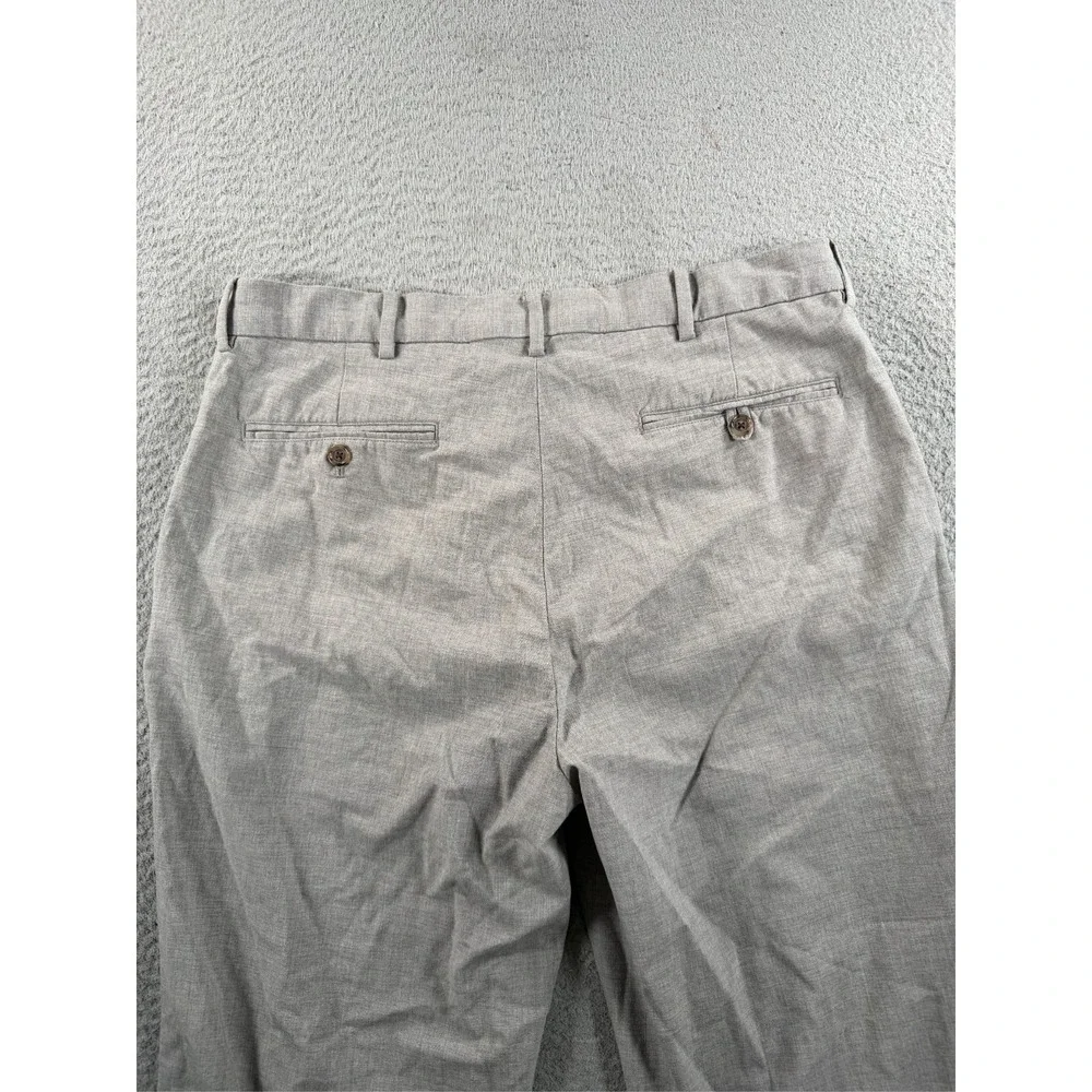 Polo Golf Ralph Lauren Dress Pants Mens 34x32 Gray Wool Straight Formal Business